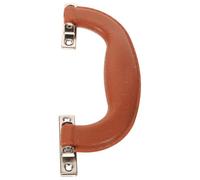 Lurrose Asa de Repuesto para Equipaje 151x61 Mm Color Marrón, Mango Plástico y Metálico Resistente Antideslizante para Maletas, Cajas de Herramientas y Bolsas de Viaje, Accesorio Duradero