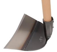 Lurrose Azada de Acero Inoxidable 23,5 Cm sin Mango, Herramienta Manual para Jardinería y Deshierbe, Azada Agrícola Resistente para Cavar y Aflojar Tierra en Huerto y Jardín