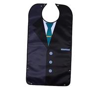 Lurrose Babero Adulto Comiendo Babero De Baberos Para Hombres Disfraz De Anciano Babero De Silicona Para Adultos Baberos De Alimentacion Para Adultos Baberos Recogedores De Migas