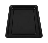 Lurrose Bandeja para Asar Esmaltada Negra 31x24x2,5 Cm Herramienta para Hornear Reutilizable Utensilios para Hornear Esmaltados Horno Eléctrico Cocina
