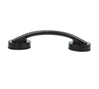 Lurrose Barra de Agarre Adhesiva Mango de Ducha Abs Negro sin Perforaciones Ventosa Reutilizable para Asistencia de Equilibrio y Soporte Seguro para Baño y Oficina en Puertas de Vidrio