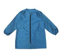 Lurrose Bata de Salón Impermeable con Cremallera Delantal de Trabajo Corte de Pelo Capa de Peluquería para SPA Salón de Peluquería
