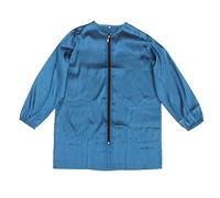 Lurrose Bata de Salón Impermeable con Cremallera Delantal de Trabajo Corte de Pelo Capa de Peluquería para SPA Salón de Peluquería