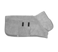 Lurrose Bata para Perro de Algodón Ligera y Fácil de Poner, Toalla de Baño Absorbente Secado Rápido para Mascotas Talla XS y S