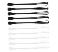 Lurrose Batidor Mezclador Manual para Huevo y Repostería Diseño Doble Cabeza, 10 Piezas de Plástico Pp Resistentes y Utensilios de Cocina Multiusos
