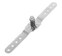 Lurrose Bisagra de Sofá de Resorte Plateada de Dos Secciones Bisagra Ajustable para Respaldo Herrajes para Muebles Soporte para Cabezal Compatible Sofás Instalación Sencilla Accesorio