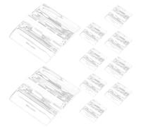 Lurrose Bisagra Pivotante de Acrílico Transparente para Puertas y Gabinetes, Diseño Plegable Resistente para Uso Pesado, Paquete de 10 Unidades Adecuado para Muebles y Cajones