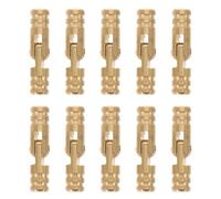 Lurrose Bisagras Cilíndricas Ocultas de Cobre 5X22 MM 30 Unidades Bisagras Invisibles para Joyeros y Cajas de Madera Compatibles Armarios Diseño Plegable y Duradero para Bricolaje