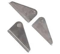 Lurrose Bisagras de Puerta para Congelador Comercial de Acero Inoxidable, Kit 3 Piezas Eje 28mm, Bisagras Plegables para Frigorífico Pequeño, Compatibles Congeladores Horizontales,