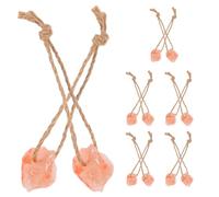 Lurrose Bloques de Mineral Rosa de Montaña para Lamer 12 Piezas de 30-50 G para Ganado Caballos Ciervos y Alpacas con Minerales Naturales para Salud Ósea y Entretenimiento Animal