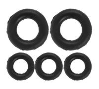 Lurrose Bobina de Goma para Máquina de Coser Doméstica, Juego de 5 Anillos Duraderos Compatibles Máquinas Vintage, Accesorio para Devanadora Adecuado en Proyectos de Costura y