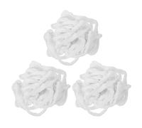 Lurrose Bobinas de Algodón para Peluquería 3 Paquetes, Tiras Absorbentes y Suaves para Permanente en Cabello, Uso Profesional en Salones de Belleza