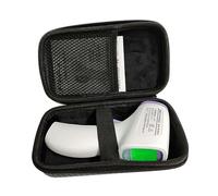 Lurrose Bolsa de Almacenamiento Eva para Termómetros Estuche Protector Duradero y Antichoque Negro