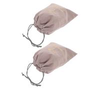 Lurrose Bolsa de Almacenamiento Grande de Terciopelo Cordón para Secador de Pelo y Joyas, 2 Unidades 23X30 CM, Organizador Portátil para Viajes y Uso Doméstico