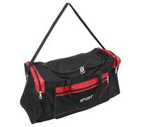 Lurrose Bolsa de Viaje Roja de Gran Capacidad, Bolsa de Mano y Duradera para Equipaje, Bolso de Lona Resistente para Ocio, Deportes y Viajes, Bolso Portátil para Ropa y Accesorios