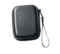 Lurrose Bolsa para Cámara Portátil de Cuero PU Negro, Estuche y Compacto para Almacenamiento y Transporte Seguro de Cámara