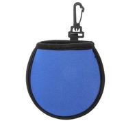 Lurrose Bolsa Soporte y Forro Polar para Balones y Palos de Golf, Lavadora Portátil Clip para Carrito, Adecuada para Limpieza en Campo y Práctica