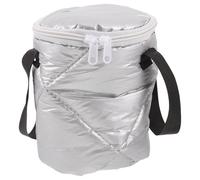 Lurrose Bolsa Térmica para Almuerzo Redonda Tipo Cubo, Portátil Aislamiento Grueso, Diámetro 13 Cm X Alto 18 Cm, Pequeña y Resistente al Frío, Adecuado para Oficina, Escuela y Picnics