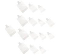 Lurrose Bolsas de Viaje Material Sub-pet Pa Pe 15 Piezas, Capacidad 30ml 50ml 100ml Diseño Especial Fácil de Limpiar y Ahorra Espacio para Viajes para Lociones y Cremas