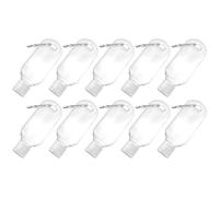 Lurrose Botellas Rellenables de 50 Ml con Gancho para Viaje, Material Petg, Fáciles de Llevar, Pack de 10 Unidades para Actividades al Aire Libre y Color Aleatorio Estilo Aleatorio