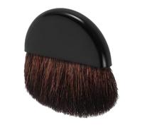 Lurrose Brocha Plana para Rubor y Contorno Pequeña Portátil, Pincel Multifuncional de Nailon Suave 5 Cm, Adecuado para Polvos Sueltos y Retoques de Maquillaje en Viaje