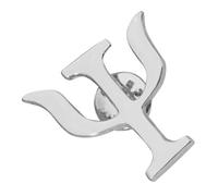 Lurrose Broche para Mujer y Hombre Accesorio Versátil y Resistente de Aleación Retro Diseño Psicológico Único en Color Plata para Ropa y Bolsos