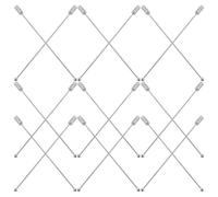 Lurrose Broches de Cobre Hechos a Mano de 40 Piezas Diseño Simple en Color Plata, Imperdibles Resistentes para Sombreros y Chalecos en Vida Diaria y Banquetes