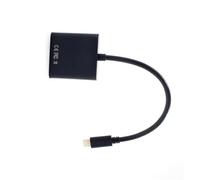 Lurrose Cable Adaptador USB- Vga 1080P para Proyector Monitor y TV Compatible Computadora Portátil Conector Reforzado Color Negro
