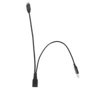 Lurrose Cable Divisor USB Macho Doble Hembra, Extensión USB para Disco Duro Portátil, Suministro Eléctrico Reforzado, Transferencia de Datos Rápida y Estable, Accesorio Electrónico