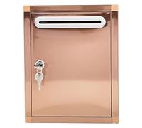 Lurrose Caja de Almacenamiento de Cartas Inoxidable y para Oficina Resistente la Montaje Pared para y Centros de Atención al Cliente