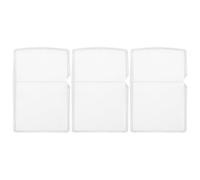 Lurrose Caja de Almacenamiento Transparente de plástico para, Pack de 3, instalación fácil, Compatible con Zippo para Uso en Exteriores