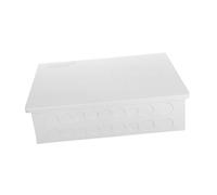 Lurrose Caja de cableado oculta: Carcasa para conectores multimedia - Carcasa de pared para TV y centros de entretenimiento - Gestión de cables integrada