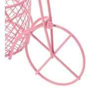 Lurrose Caja de Dulces para Bodas de Hierro Estilo Europeo Forma de Triciclo Color Rosa 10 Unidades Adecuado para Recuerdos y Decoración de Fiestas Nupciales