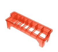 Lurrose Caja Organizadora De Plástico Para Ropa Caja Organizadora De Plástico Para Guardar Herramientas Para El Cabello Caja De Peine Para Estilista Caja De Almacenamiento Roja 1 Ud