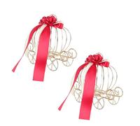 Lurrose Cajas De Dulces De Estilo Carruaje De Calabaza Perfectas Para Bodas y Fiestas Decoración De Hierro