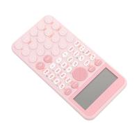 Lurrose Calculadora Científica Portátil Rosa con Función Avanzada para Estudiantes Universitarios Exámenes Concursos y Oficina Pantalla Grande Clara y Batería Botón