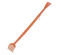 Lurrose Calzador con rascador de espalda: Rascador de espalda y calzador 2 en 1 con mango largo de 47 cm (18,5 pulgadas) - Herramienta de plástico para levantar zapatos, aliviar la picazón y