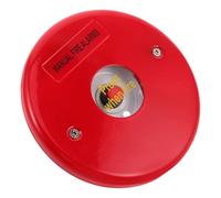 Lurrose Campana de Incendio Manual Metálica Acero Inoxidable Certificada Activación Rápida Resistente al Calor Montajes en Pared para Almacén y Emergencias 1 Unidad Año 2024