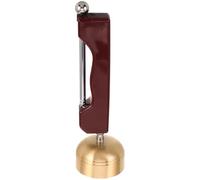 Lurrose Campana de Mano Campana de Bendición de Metal y Plástico, con Mango Ergonómico, Compacta, Extensible, 1.6 Pulgadas, 145g, para Limpieza Espiritual y Altares Domésticos