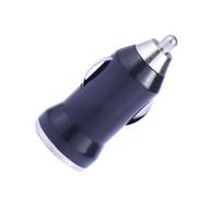 Lurrose Cargador de Coche USB Dual Adaptador Compacto para Automóviles para Cargador de Teléfonos Móviles y Tablets Entrada DC Salida DC Color Negro