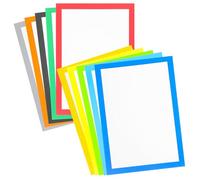 Lurrose Cartulina para Pintar Borde de Colores, Papel Grueso y Textura, 10 Hojas para Creación Artística y Manualidades Escolares Color Aleatorio