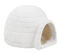 Lurrose Casa de Cerámica para Hámsteres Diseño de Oso, Refugio Refrescante para Jaulas Pequeñas, Accesorio de Verano para Hámster Ruso y Gerbils