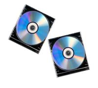 Lurrose CD-R Grabables de Alta Capacidad para Grabación de Música y Llamadas, 2 Juegos Estuche Jewel Compatibles Quemadores DVD y CD para Uso Doméstico y Profesional