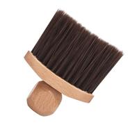 Lurrose Cepillo de Limpieza Profesional para Peluquería con Cerdas Suaves de Madera para Eliminar Restos de Cabello Cuello y Difíciles para y Uso Personal