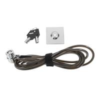 Lurrose Cerradura para Portátil con Bloqueo y Candado de Acero, Cable de 1,9 M con Hebilla, para Oficina y Hogar