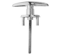 Lurrose Cerradura para Puerta de Garaje Manija en T Núcleo de Cobre Cruzado Kit de 2 Llaves Bloqueo de Emergencia para Puerta Enrollable Seguridad