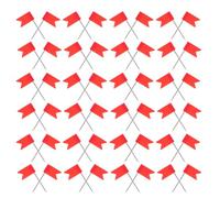 Lurrose Chinchetas para Mapas Bandera Roja 500 Unidades Cabeza de Plástico para Tableros de Corcho Oficina Escuela y Viaje Pines Decorativos para Marcar Rutas y Lugares