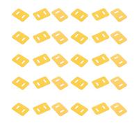 Lurrose Cinta Adhesiva de Doble Cara Resistente al Agua para Enchufes Estándar de Estados Unidos 100 Unidades Fijación Segura para Dispositivos Electrónicos Uso en Baños y Oficinas