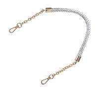 Lurrose Cinta Cinturones Correas para Bolsas Correa De Bolso De Bricolaje con Correas De Bolso Bordado Reemplazo Hombro Multifuncional Correa De Cuero para Bolso Silver Cuero PU