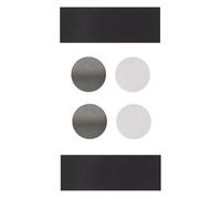 Lurrose Cinta Magnética Autoadhesiva 2 Unidades 4 Piezas Imán de Respaldo Fuerte para Proyectos de Bricolaje, Notas y Organización en Oficina, Hogar y Escuela, Flexible y Duradera